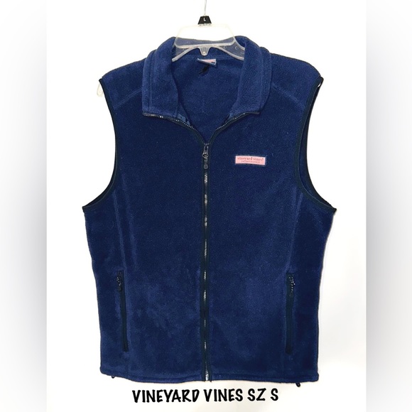 Vineyard Vines Soft Blue Vest EUC SZ S - Picture 1 of 5